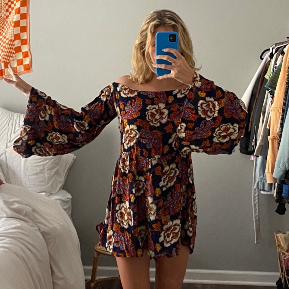 Urban outfitters floral romper